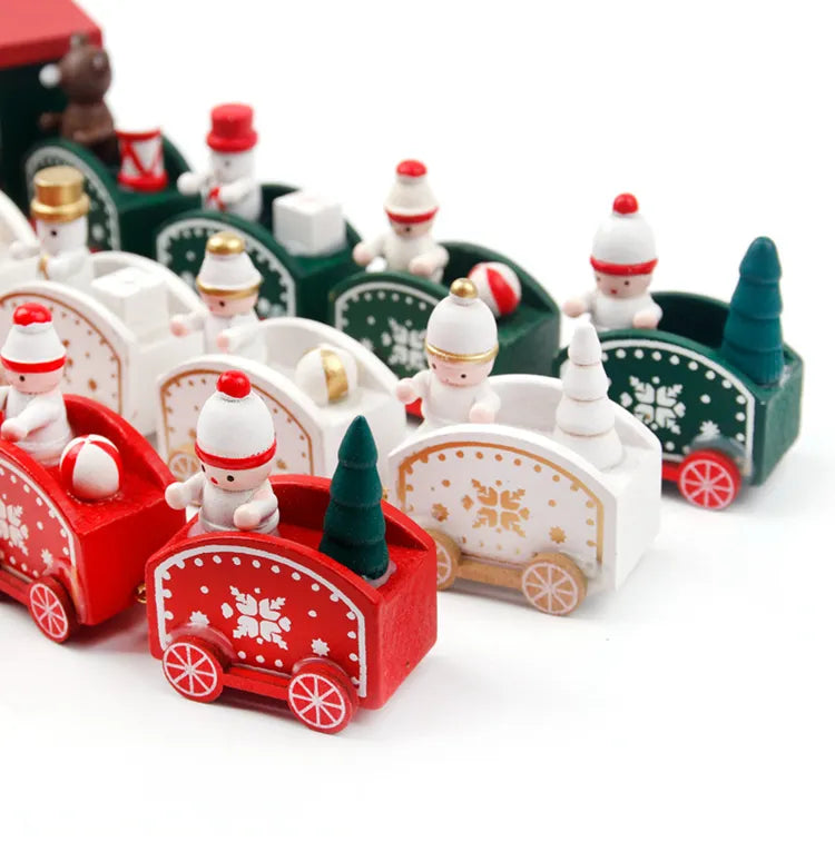 WoodTrain™ wooden Christmas train | 50% discount