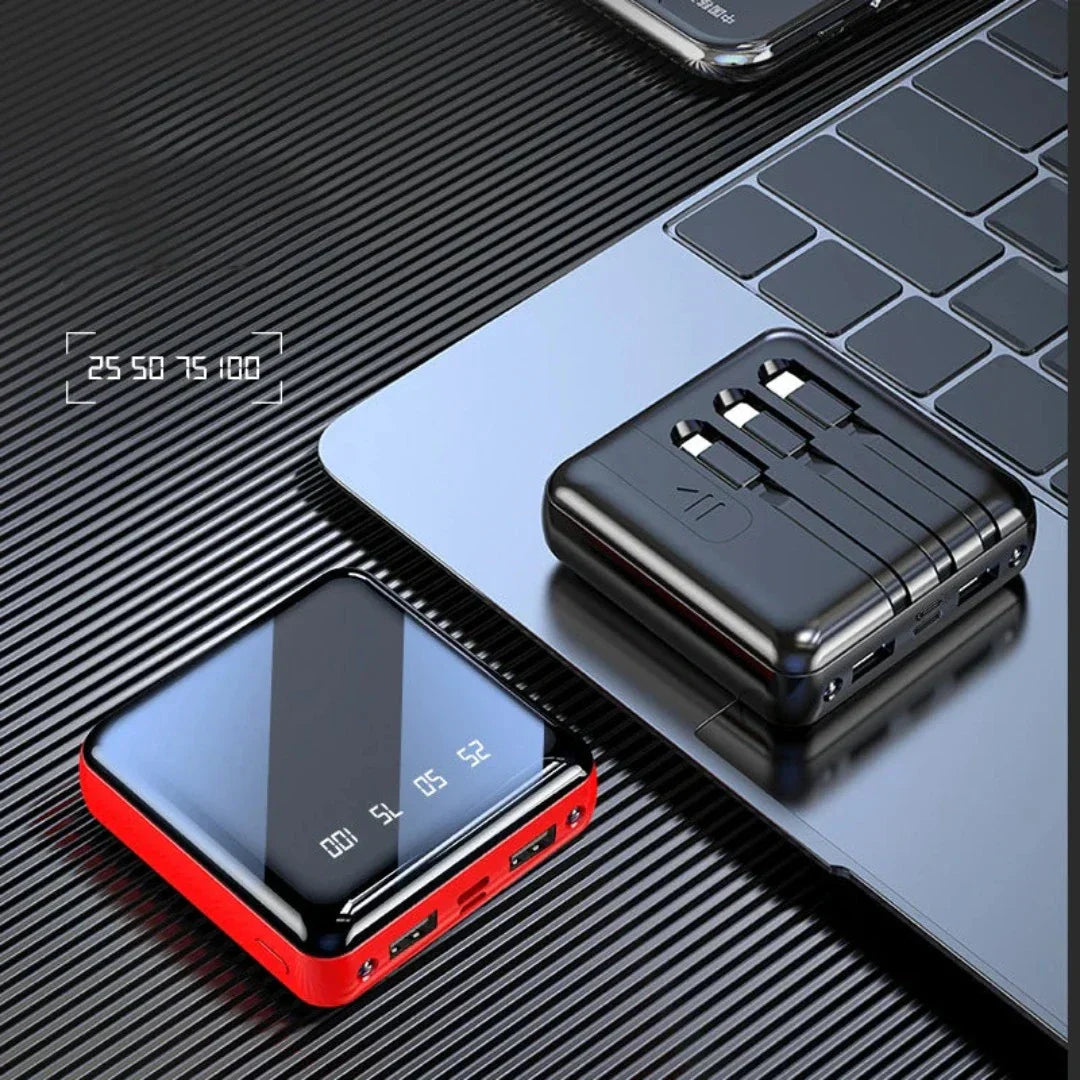 Mini Power Bank | 4-cable 20000 mAh