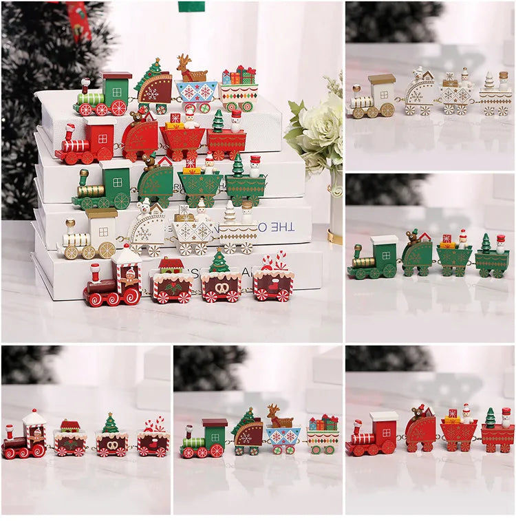 WoodTrain™ wooden Christmas train | 50% discount