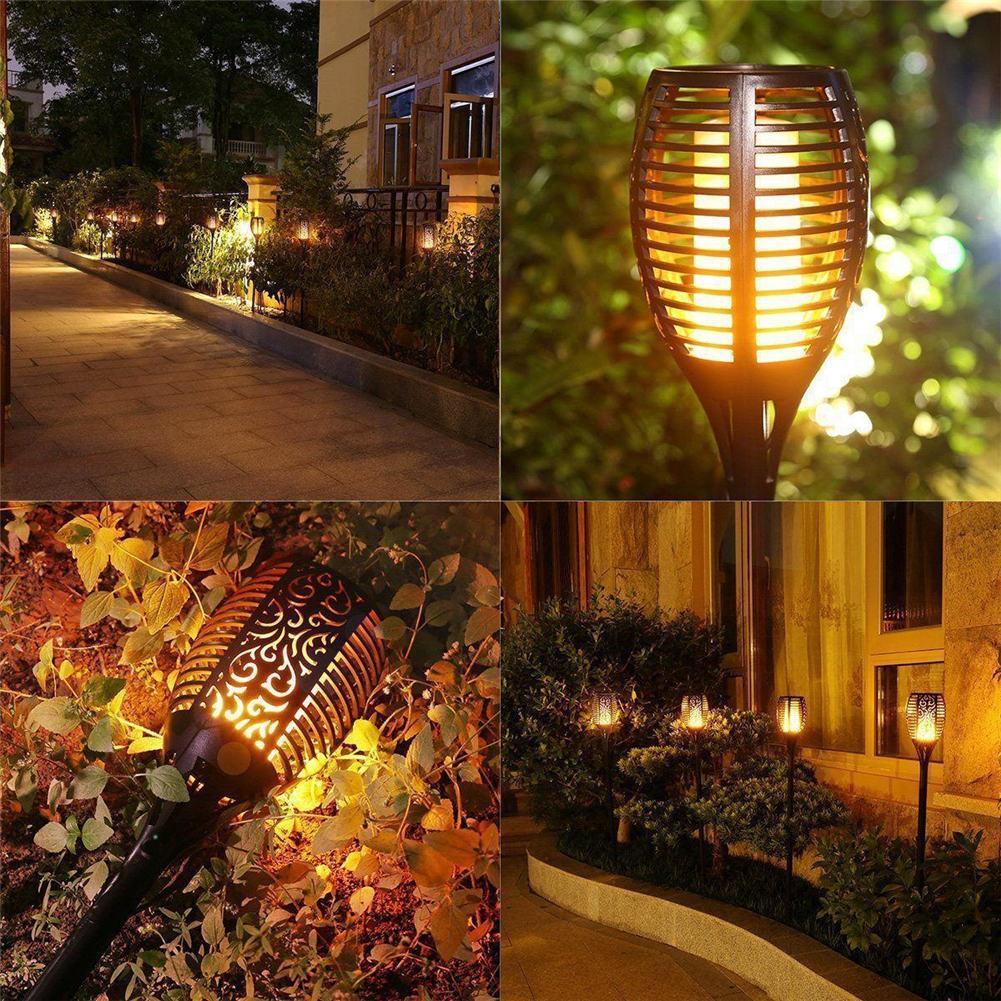 【76% OFF】Solar-Powered Torch Lights