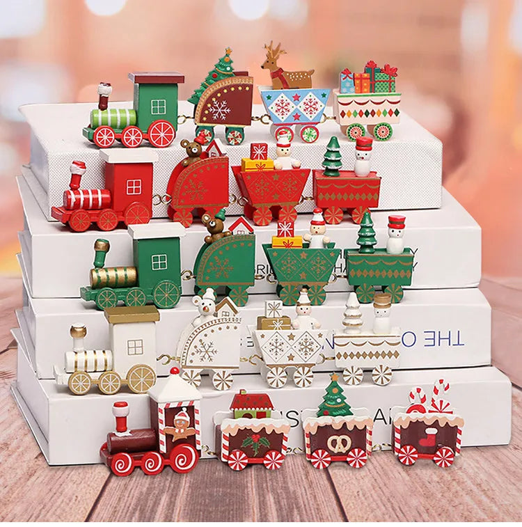 WoodTrain™ wooden Christmas train | 50% discount