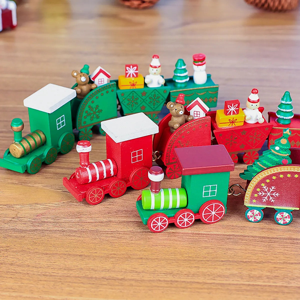 WoodTrain™ wooden Christmas train | 50% discount