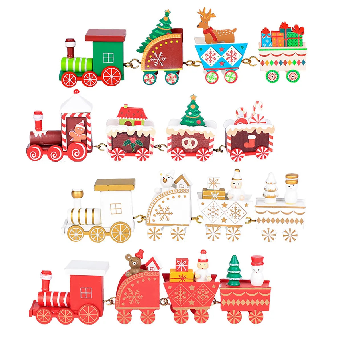 WoodTrain™ wooden Christmas train | 50% discount