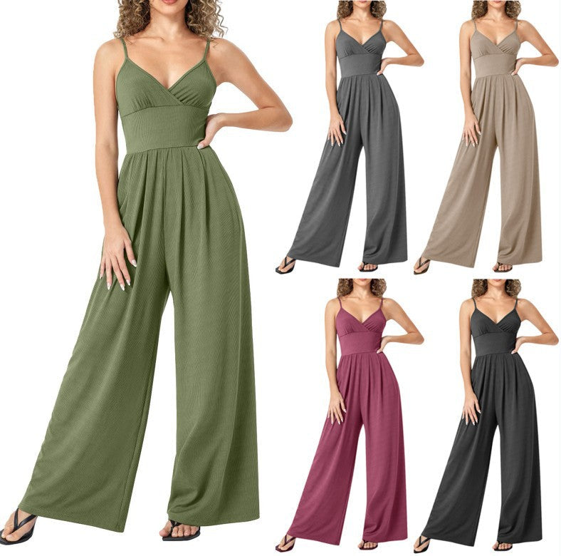 Ella™ - Jumpsuit with wide legs and pockets [Last day discount]