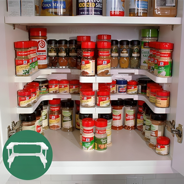 StackRack™ | 2-Layer Stackable Spice Organizer