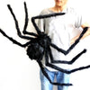 Black spider Halloween decoration