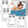 Magnetic anti-snoring clip