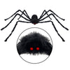 Black spider Halloween decoration