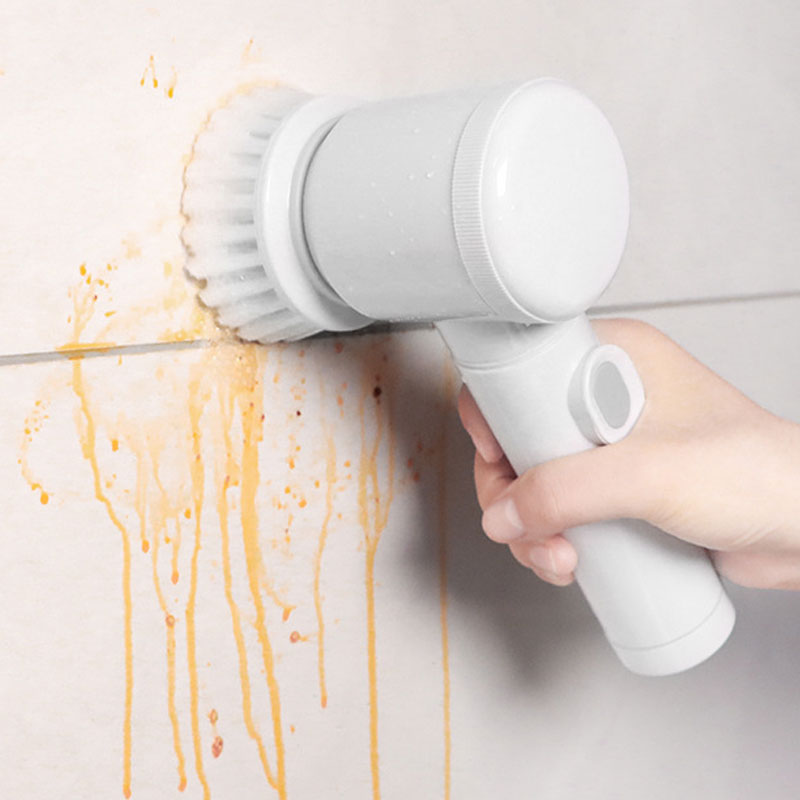 Electric hand scrubbing brush - 3 heads included 【Last day discount】