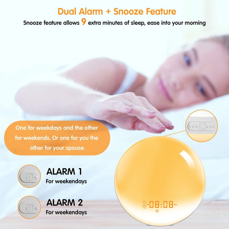 Sunrise Clock™ - Ein natürlicher Wecker für einen frischen Morgen! [Letzter Tag Rabatt]
