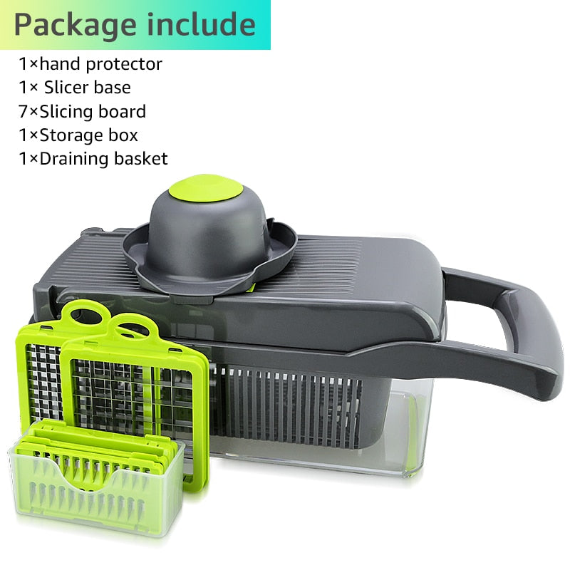 Multifunctional vegetable slicer