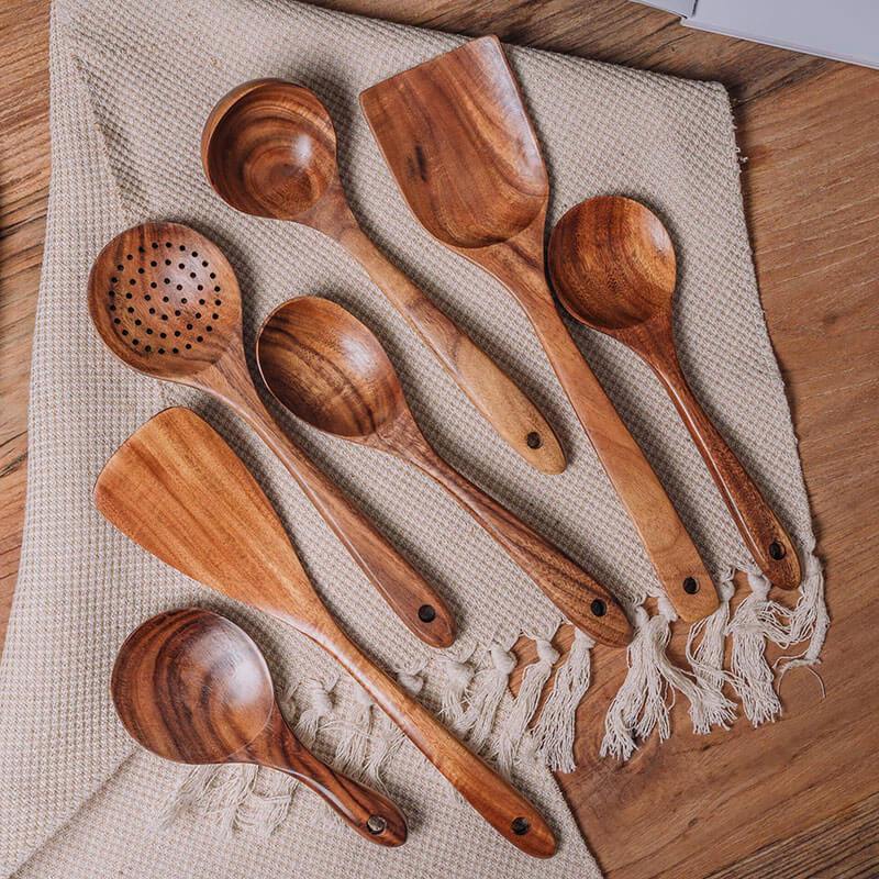 Teaky™ - Teak utensil set [Last day discount]