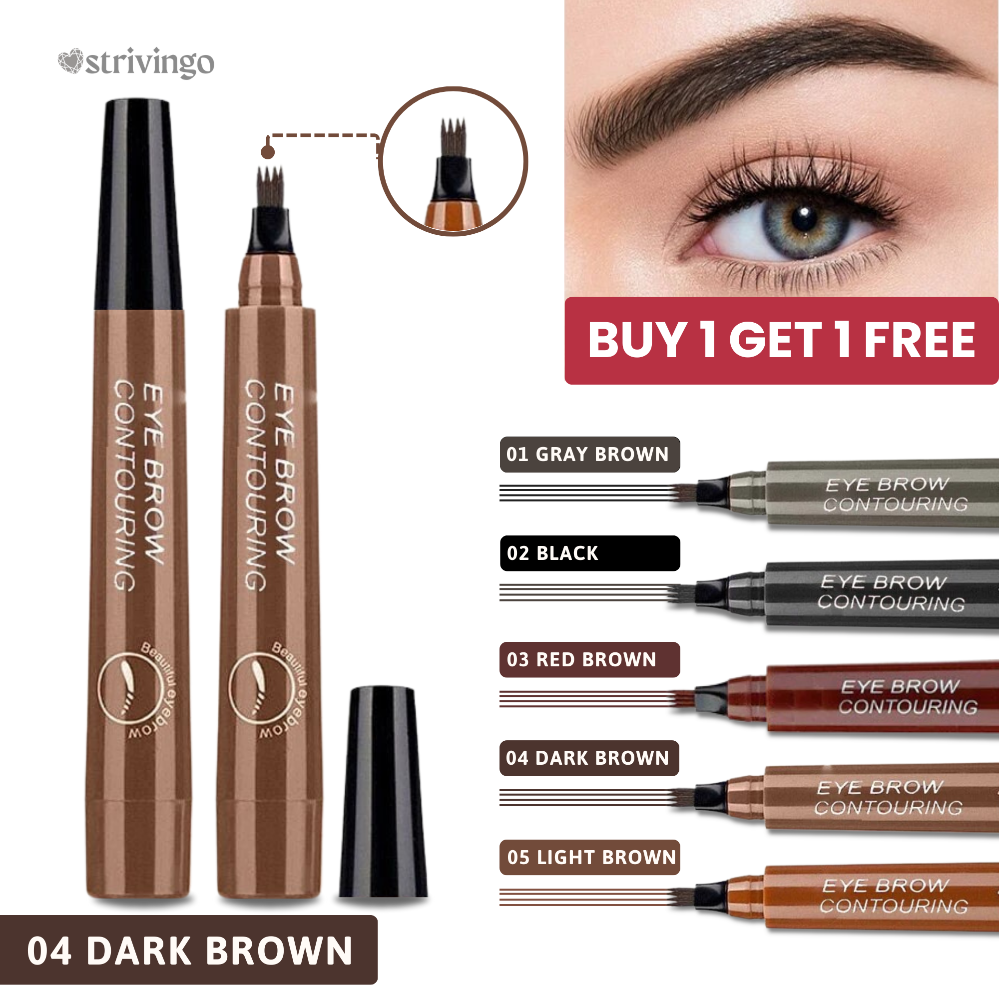 BUY 1 GET 1 FREE THIS WEEK ONLY! | Browline™ "Microblading" Eyebrow Pen