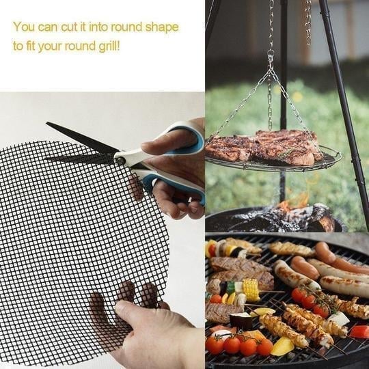 Hotgrillz™ Non-Stick BBQ Grill Mesh Mat | BUY 2 GET 3