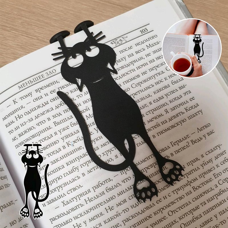 KatzeLese™ - Curious Cat Bookmark [Last day discount]