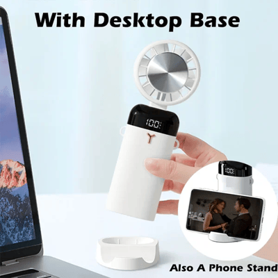 HandyAir™ Portable Fan with Phone Stand