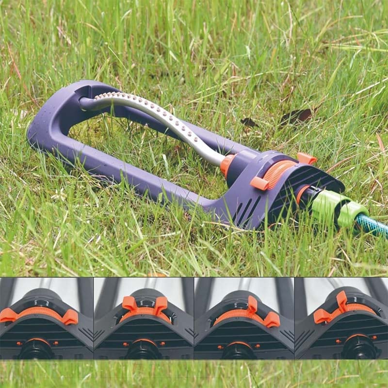 50% OFF | Sproll Easy Install 19-Hole Swing Sprinkler