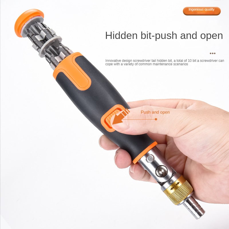 Dyndrive 10-in-1 Multi-Angle Ratchet Screwdriver