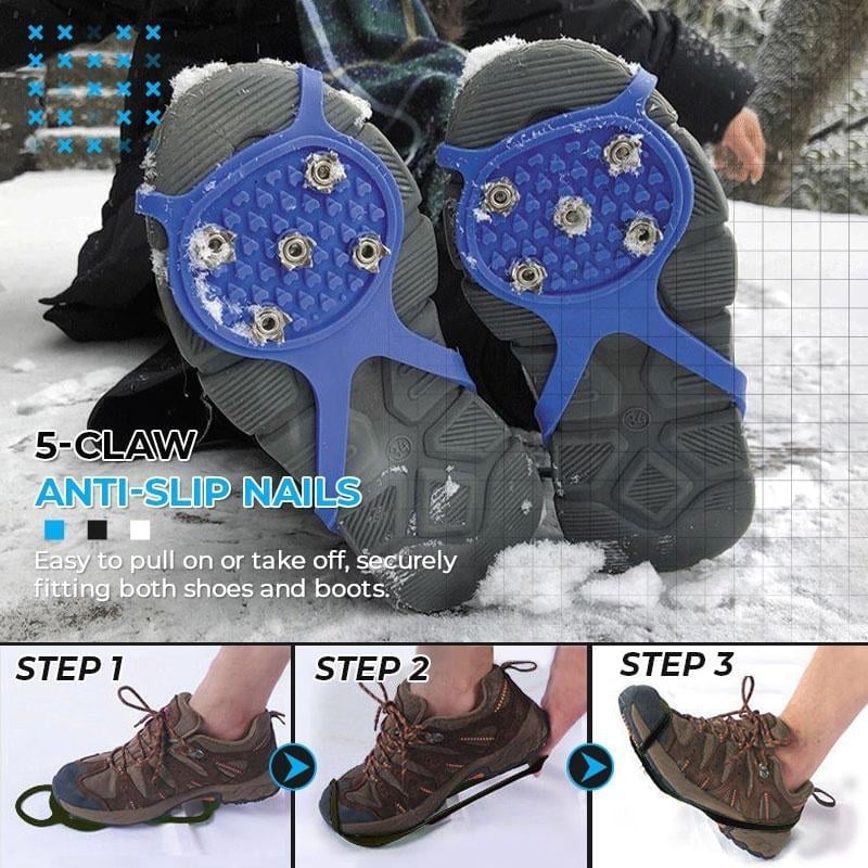 Snowgrip™ - Universal Gripper Spikes Anti-Slip Shoe Grips [Last day discount]