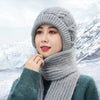 Scarfie Women Knitted Beanie & Scarf Combo