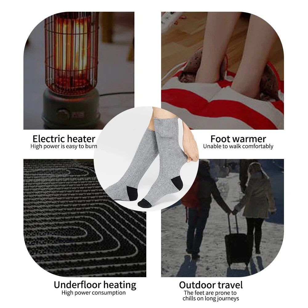 Cozee™ USB Rechargeable Heated Socks