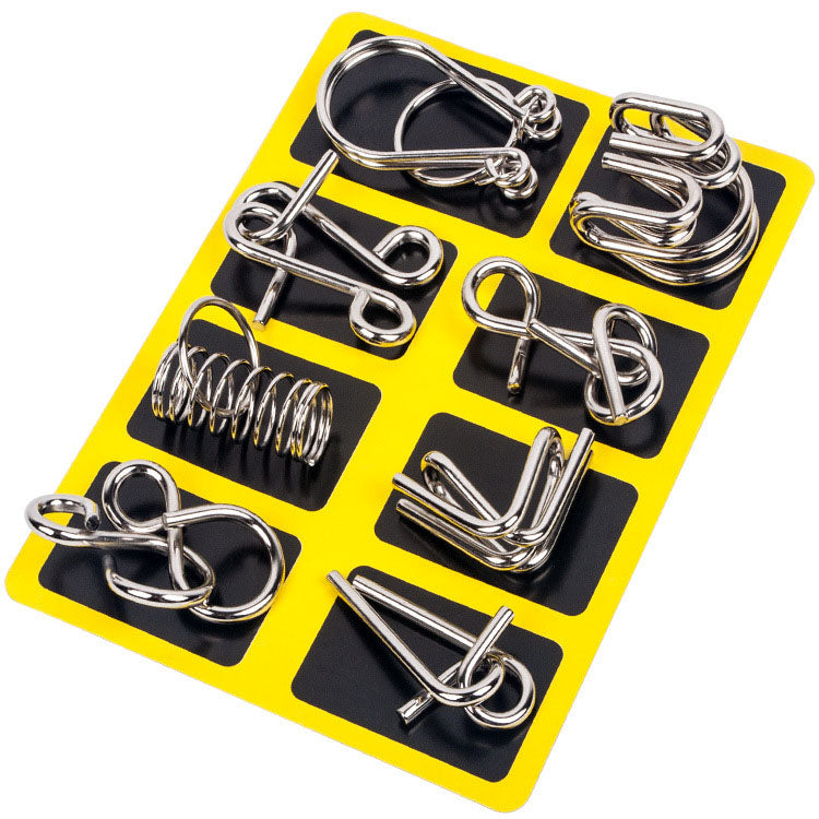 Smartrix 8-Piece Metal Brain Teaser Set