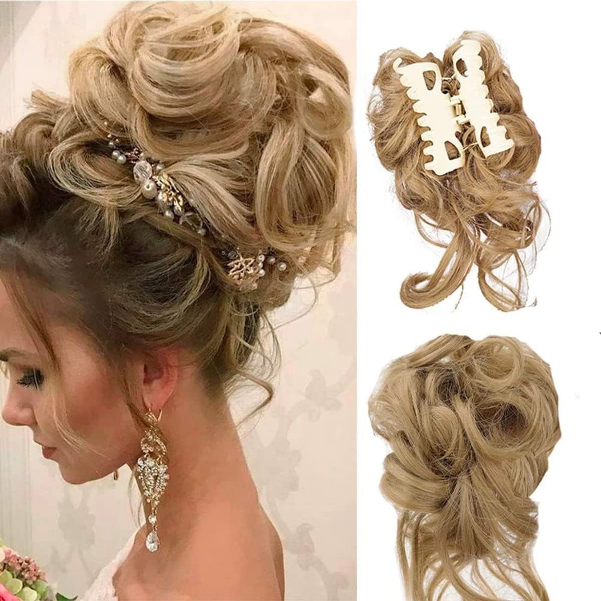 Loopybun | Clip-in Curly Hair Bun Piece