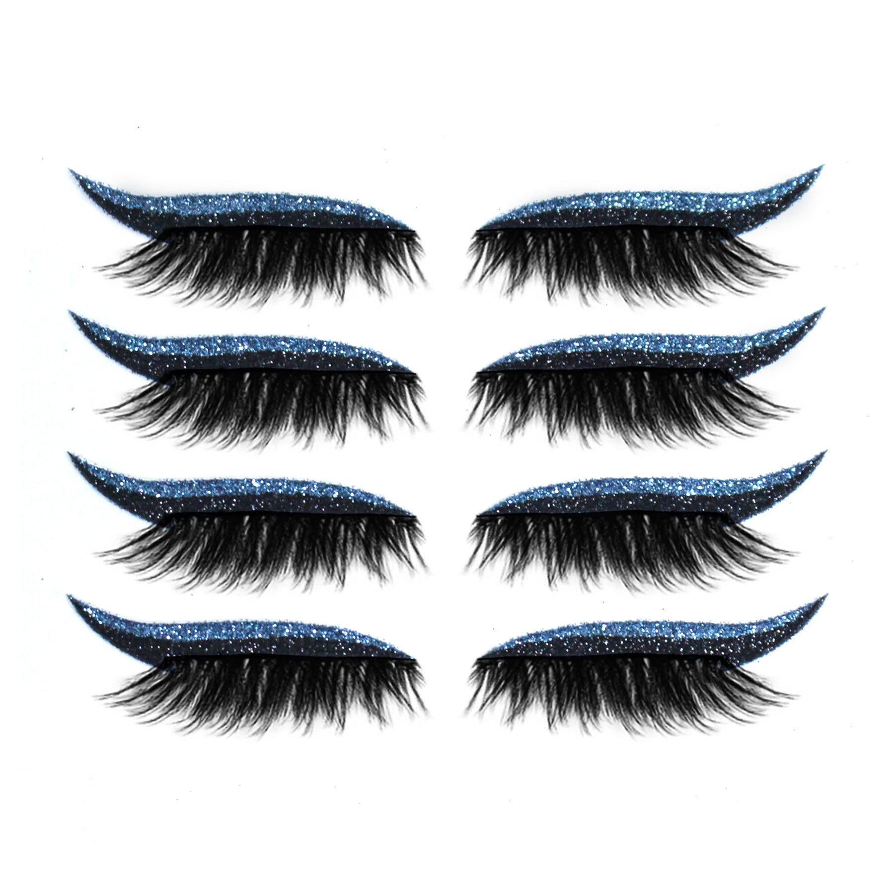 Glams™ Eyeliner and Eyelash Stickers | 1 + 3 PAIRS FOR FREE