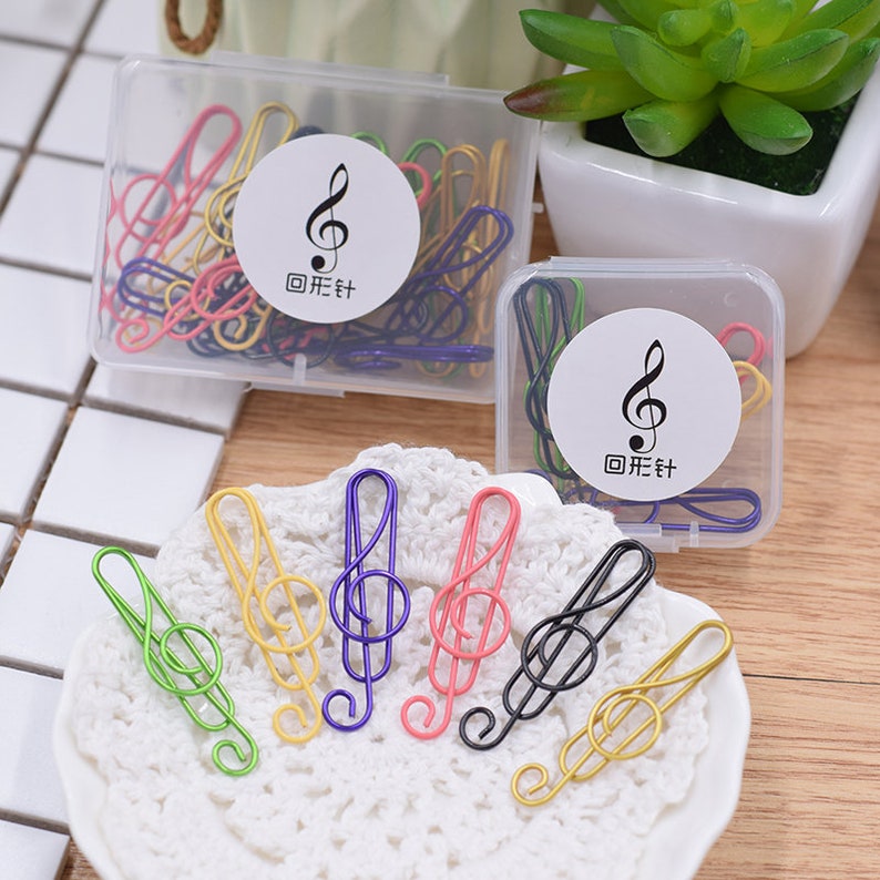 TuneClips - Musical Note Paper Clips