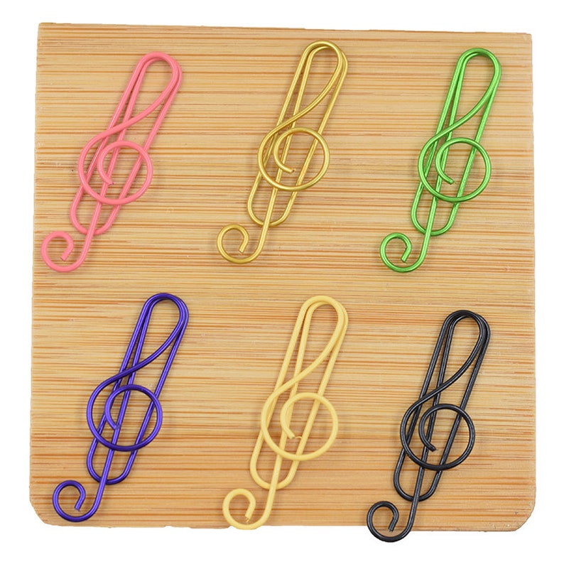 TuneClips - Musical Note Paper Clips