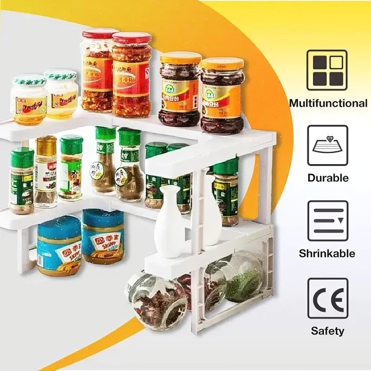 StackRack™ | 2-Layer Stackable Spice Organizer