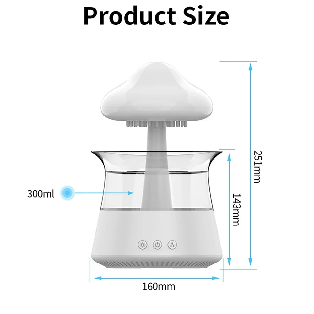 MushiCalm™ - Magic Rain Mushroom Cloud humidifier [Last day discount]