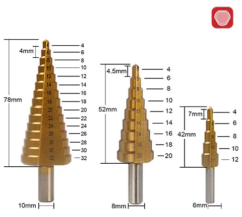 Titanium - drill set