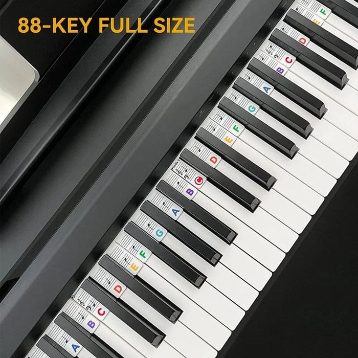 PianoHelp - Removable labels for the piano keyboard [set of 3]