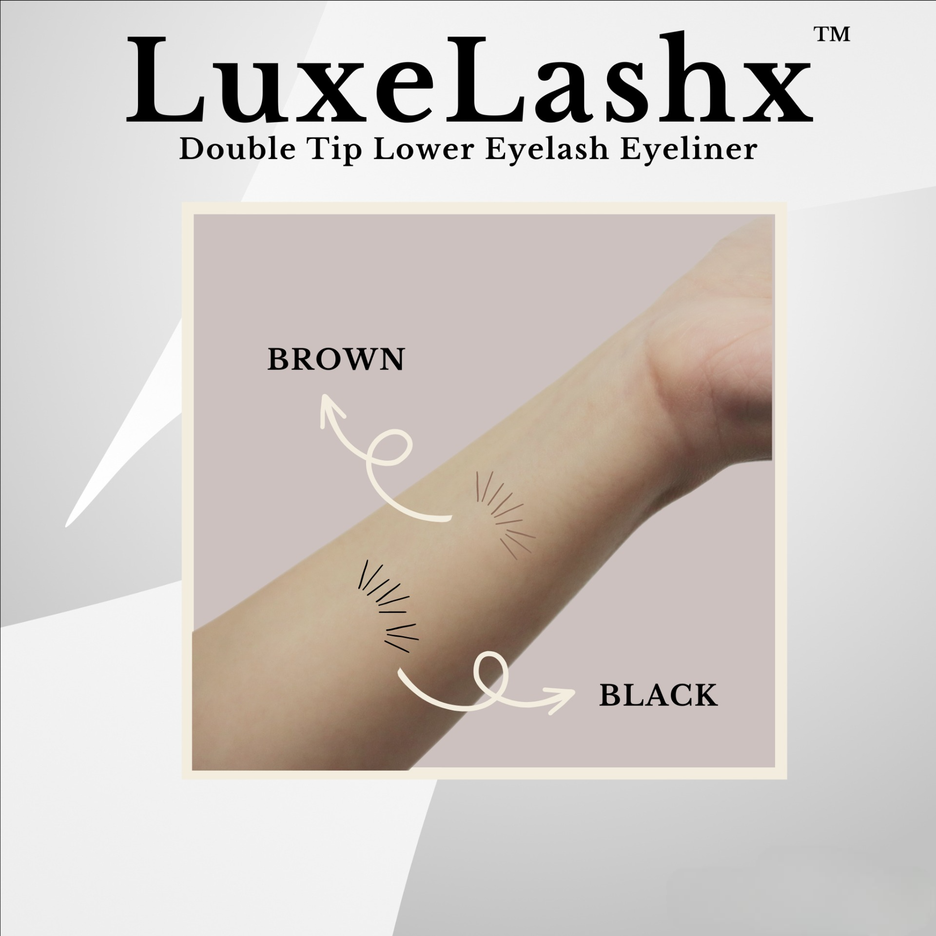 LuxeLashx™ - Double tip lower lash line eyeliner [Last day discount]